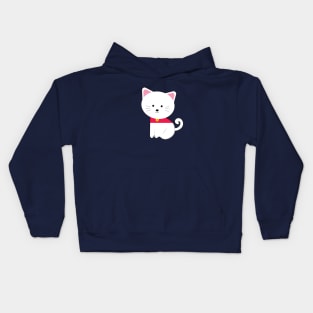 🔥 Happy Cute Kitten - Funny Cat Design Kids Hoodie